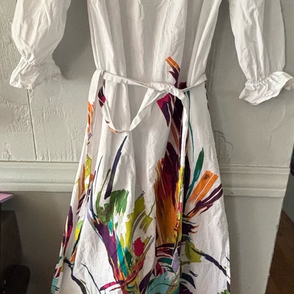 Colorful Floral Long Sleeve Dress - Picture 1 of 6